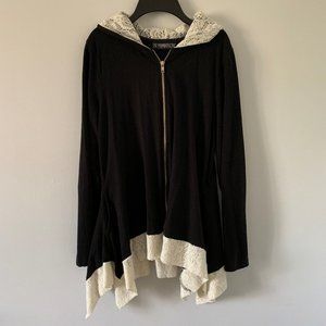 Black Hoodie with Lace